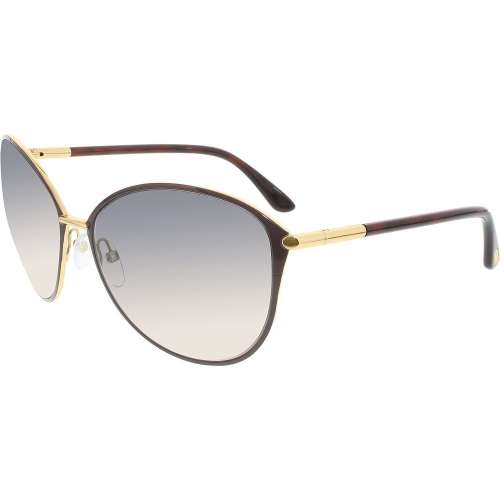 Tom Ford Women's Gradient Penelope FT0320-28F-59 Brown Round Sunglasses Sunglasses Offers In usa
